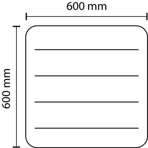 Radiateur électrique connecté horizontal à chaleur douce 1000W, blanc - Nirvana Néo, Atlantic